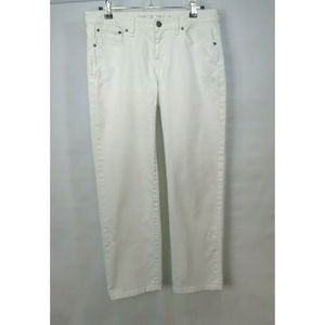 Pants white capri by Jennifer Lopez size 2